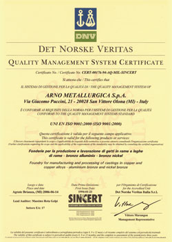 QUALITY - CERTIFICATIONS 1
